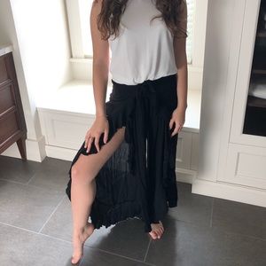 Black Flowy pants